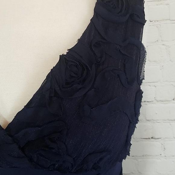 En Focus navy blue stretchy dress - Picture 2 of 7